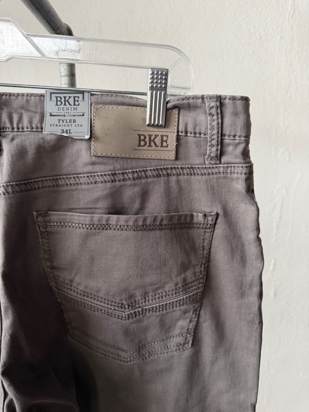 NWT BKE Tyler Straight Pants Size 34L